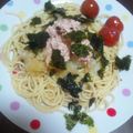 おひさまごはん's cooksnap of when they made ＊簡単！明太子ツナの大根おろしパスタ＊.