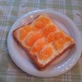 オレンジリング's cooksnap of when they made ✿クリチみかんトースト✿.