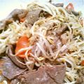 チョ子太郎's cooksnap of when they made 簡単☆牛肉ともやし炒め.