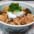 Akosua's cooksnap of when they made 豚おろし丼.