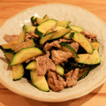 Oishiキッチン♡'s cooksnap of when they made ズッキーニと豚肉のしょうが焼き.