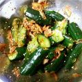 かずとん1014's cooksnap of when they made たたききゅうりでオイキムチ風♪.