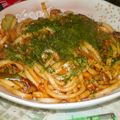 とんぼユキ's cooksnap of when they made 昔懐かし・・・ケチャップうどん☆.