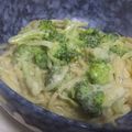 きらり流れ星's cooksnap of when they made ブロッコリーのクリームパスタ.