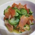 おつね's cooksnap of when they made ☆スモークサーモンマリネのサラダ☆.