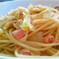 roro666's cooksnap of when they made メッチャ簡単シャケとキャベツのパスタ.