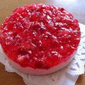 ミーネ's cooksnap of when they made 簡単！ゼリエースで苺レアチーズケーキ.