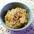kurukurumin's cooksnap of when they made ホタテとなめたけの簡単炊き込みご飯.