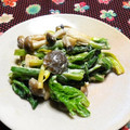 シャンプーハット's cooksnap of when they made ほうれん草としめじのマヨ炒め〜弁当〜.