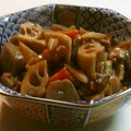 ☆はるとあき☆'s cooksnap of when they made れんこんと鶏肉の煮もの.