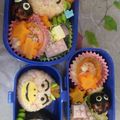 ＴＯＫママリン's cooksnap of when they made 簡単　はなかっぱ　ももかっぱ等キャラ弁当.