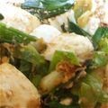 akidaisana's cooksnap of when they made 簡単‼ ごま油香る 豆腐と白ネギの炒め物.