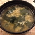 alkochan8's cooksnap of when they made ほうれん草とかにかまとわかめのすまし汁.