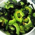 ぶーたーこー's cooksnap of when they made ゴーヤのお浸し梅肉和え.