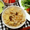 MAMISEN's cooksnap of when they made たけのことしめじの☆炊き込みご飯♪.
