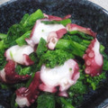 あきみに's cooksnap of when they made 簡単タコと菜の花のカラシ和え.