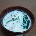 あいくるちゃん's cooksnap of when they made ほうれん草の豆乳スープ☆生姜IN.
