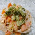 ハネ×ハネ's cooksnap of when they made れんこんと鶏むね肉のポン酢和え.