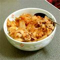 w88's cooksnap of when they made 豚キムチ丼.