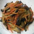 acchiあちこ's cooksnap of when they made 茄子とニンジンの和風炒め.