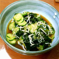 ゆりえmama's cooksnap of when they made きゅうりとしらすの酢の物(⌒‐⌒).