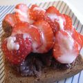 tomokoshiawase's cooksnap of when they made 小倉いちごトースト♡ミルクジャムがけ.