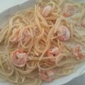 あおママねねちん's cooksnap of when they made 海老の醤油クリームパスタ。.