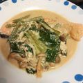 ちょりちょりアリス's cooksnap of when they made 鮭とほうれん草の味噌クリーム煮.