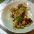 hime犬's cooksnap of when they made *アボカドと海藻麺のプチプチジュレ和え*.