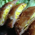 はちじぇりー's cooksnap of when they made サクサク♪ふわふわぁ♪なハムカツ♪.
