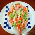 あいこす♡花嫁修業中's cooksnap of when they made ロールキャベツ？みたいなサラダ♪.