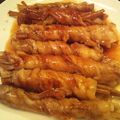 まるにょ's cooksnap of when they made ＊おつまみに＊牛蒡と豚バラ肉の肉巻き＊.