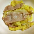 ※kao※'s cooksnap of when they made 時短！豚バラとキャベツの重ねレンジ蒸し.