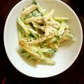 りあけんたママ's cooksnap of when they made 竹輪・ササミ・キュウリのサラダ.