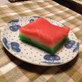 ふしぎトマト's cooksnap of when they made 超簡単！レンジでういろう、菱餅仕立て☆.