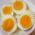 caname's cooksnap of when they made １０秒で簡単！糸1本で切り口綺麗なゆで卵.