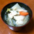 うに子's cooksnap of when they made 魚のつみれ入り味噌汁.