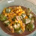 ※Kei's cooksnap of when they made 簡単混ぜるだけ★おくらツナサラダ.