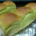 はなうたママ3's cooksnap of when they made HBで 抹茶ミルクパン.