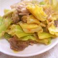 のじまさん's cooksnap of when they made 豚肉とキャベツの味噌炒め.