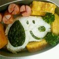 aki0841's cooksnap of when they made スヌーピー☆簡単キャラ弁当.