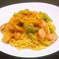 erico0916's cooksnap of when they made 簡単なのに本格派！喫茶店風ナポリタン.