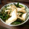 ひろみ1225's cooksnap of when they made ほうれん草と油揚げのあっさりお浸し★.