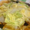 抹茶もつこ's cooksnap of when they made めんつゆで簡単♪白菜だけのすき煮.