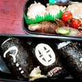 みかよし♪'s cooksnap of when they made キャラ弁　カオナシ　(ジブリ).