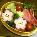 sinkansen's cooksnap of when they made キャラおかず♪花型かまぼこで♪.