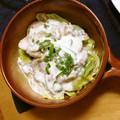 komutatata's cooksnap of when they made ささみと野菜のレンジ蒸し☆梅マヨソース.