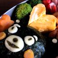 iburinママ's cooksnap of when they made くまモンのお雛様おにぎり♪.