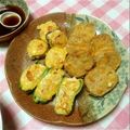 きょんこんちゃん's cooksnap of when they made レンコンはさみ揚げ＆しいたけ肉詰め等.