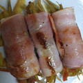 今りー's cooksnap of when they made 簡単♪　きんぴらゴボウのベーコン巻き.